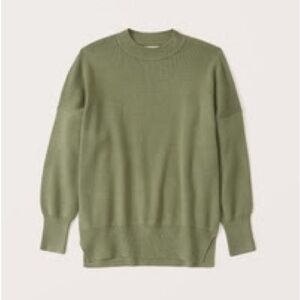 Abercrombie luxeloft crew oversized sweater